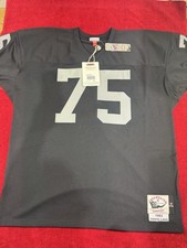 Raiders Jersey Mens 2XL Black 75 Howie Long N...