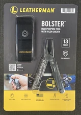 LEATHERMAN BOLSTER 13 TOOL MULTI-TOOL W/SHEATH NIP 25 YEAR WARRANTY MADE USA NEW