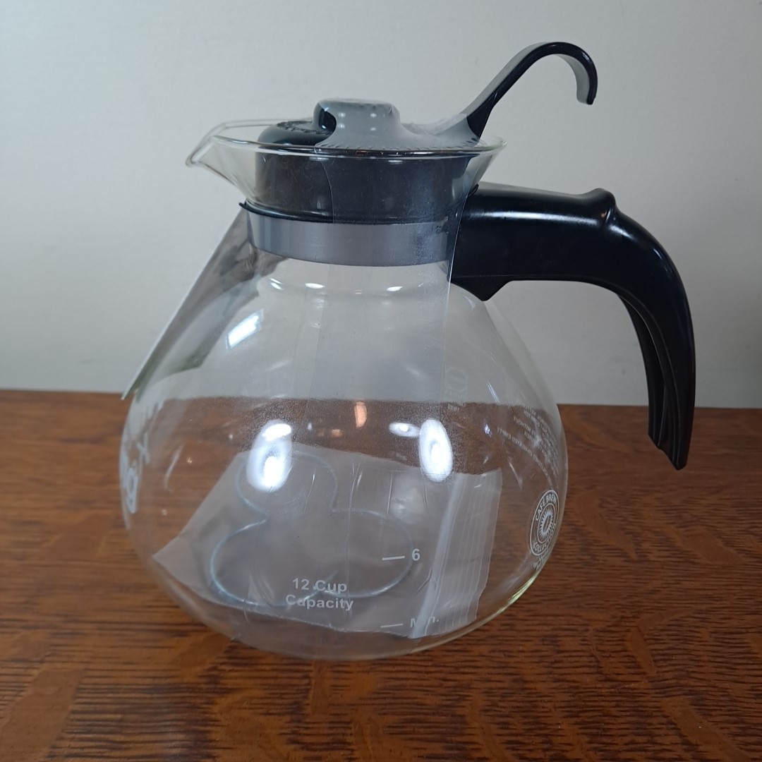 Glass Stove Top Whistling Tea Kettle, 12 Cup/48oz,German Made