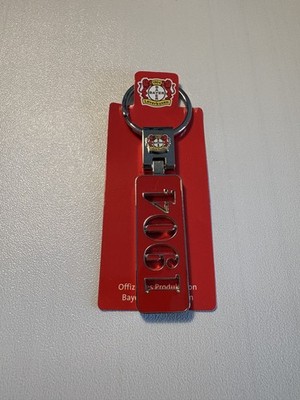 B04 Bayer 04 Leverkusen Retro Schlüsselanhänger schwer rot 1904 Rarität