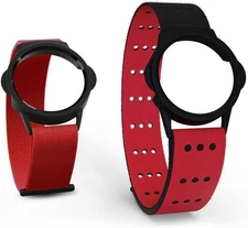MYZONE MZ-Switch Replacement Arm & Wrist Straps - Red - Vibrant, 