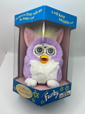Vintage Special Limited Edition Spring Lavender Furby Blue Eyes Sealed in Box