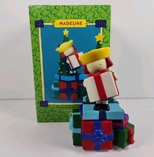 Department 56 Madeline Music Box 'We Wish You a Merry Christmas' 1999 Dept 56