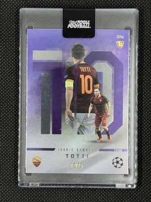 Tottiページ 2025-26 Topps Total Football TTF Iconic Numbers Francesco Totti