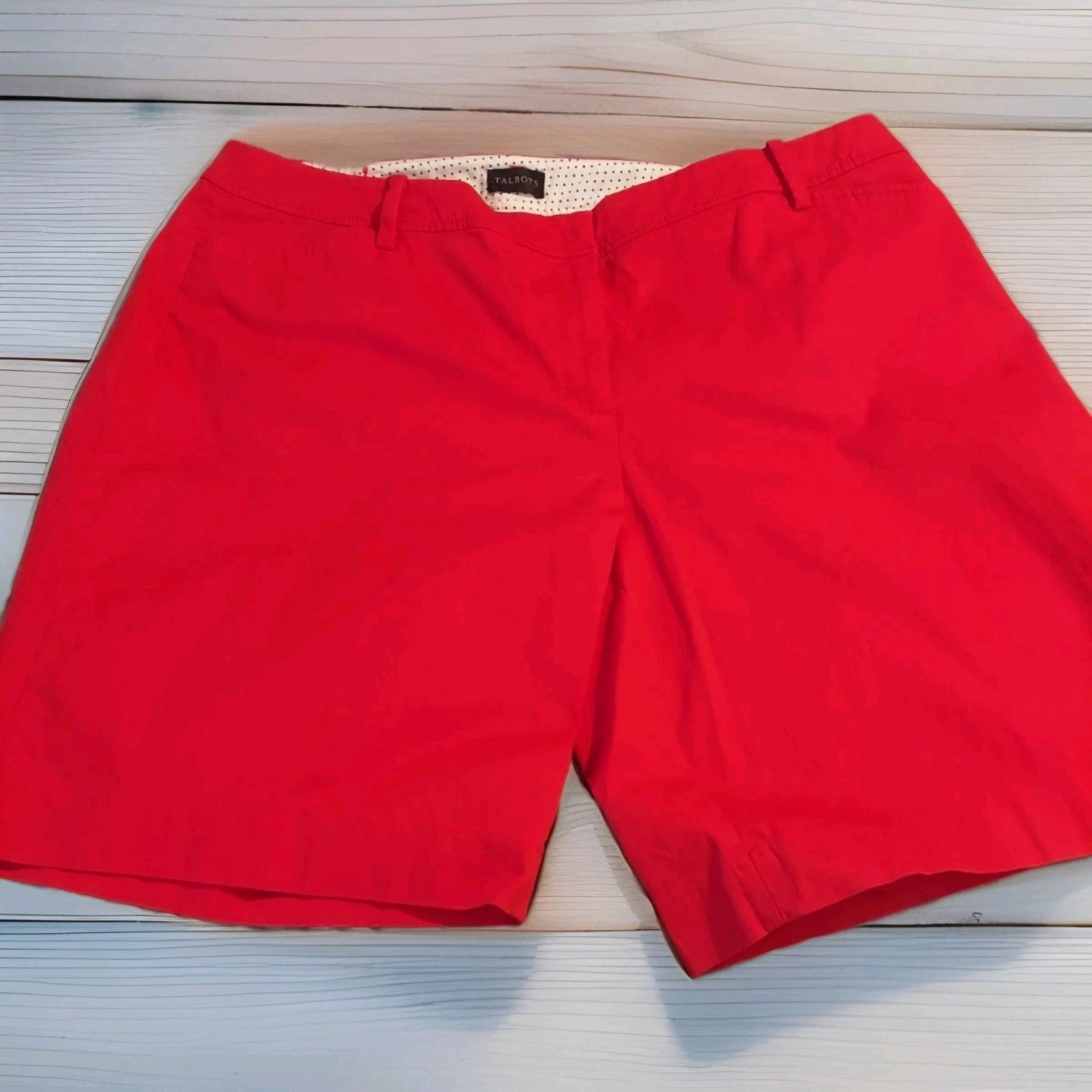 Talbots The Weekend Short Size 18W Chino Staight Front Boho Y2k Golf Summer