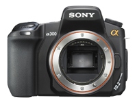 Sony Alpha A300 10.2MP Digital SLR Camera - Black (Body only) for