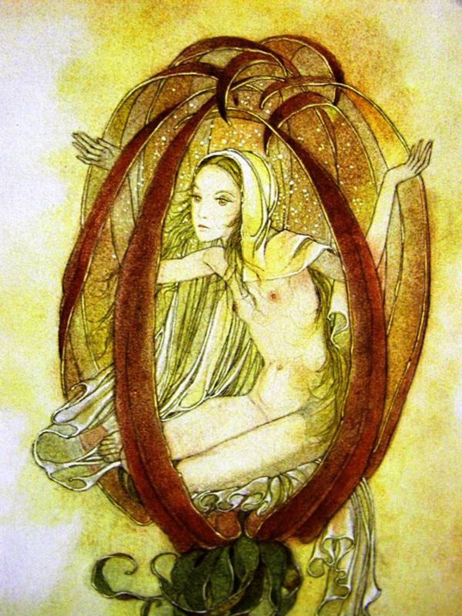 Sulamith Wulfing 1936 GIRL IN AN EGG Development Print Matted | eBay