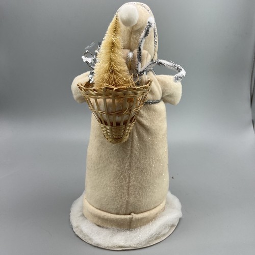 VTG Holiday Christmas Decor Santa Claus Cone- Shaped Stand 12"H - Picture 4 of 12