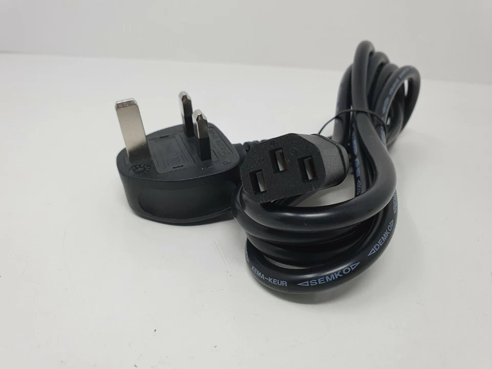 LG 60PG7000 60 inch TV Mains Power Cable Lead IEC 1.8m 3 PIN UK PLUG Fused - Image 4 of 4