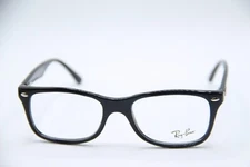 NEW RAY-BAN RB 5228 2000 BLACK AUTHENTIC DESIGNER EYEGLASSES 50-17 !