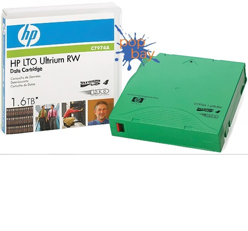 HP LTO Ultrium RW C7974A Data Cartridge Green Back up 1.6TB Unopened Media Tape - 第 5/11 張圖片