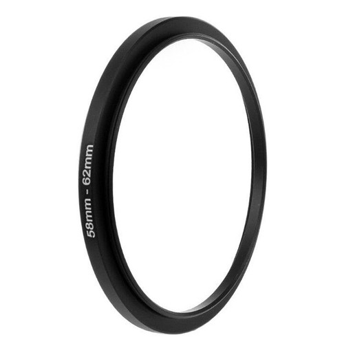 58-62 mm 58mm to 62mm 58mm-62mm Step-Up Stepping Up Ring Filter Adapter - Picture 3 of 3