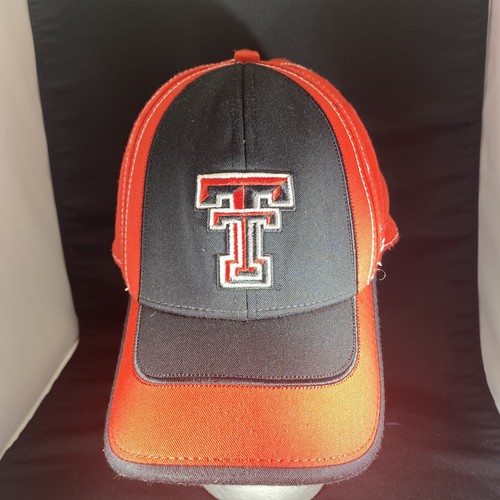 Texas Tech Red Raiders NCAA Under Armour Black Two-Tone Adjustable Hat / Cap - Picture 1 of 8