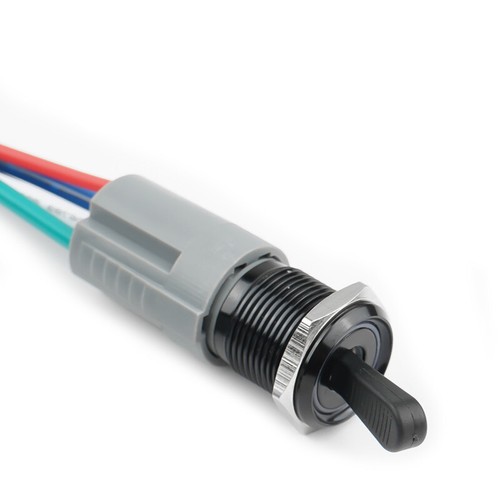 16mm Metal Toggle Switch High Current 15A 2-position LED Light Waterproof IP65 - Picture 10 of 10