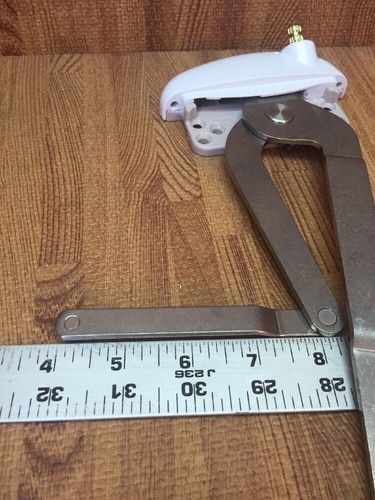 Roto X-drive Dual Arm Operator Vinyl Window OP06-7507-00 STAINLESS STEEL RH WHT - Picture 7 of 12