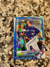 2021 Bowman Chrome Sapphire Edition Prospects Jordan Groshans Toronto Blue Jays