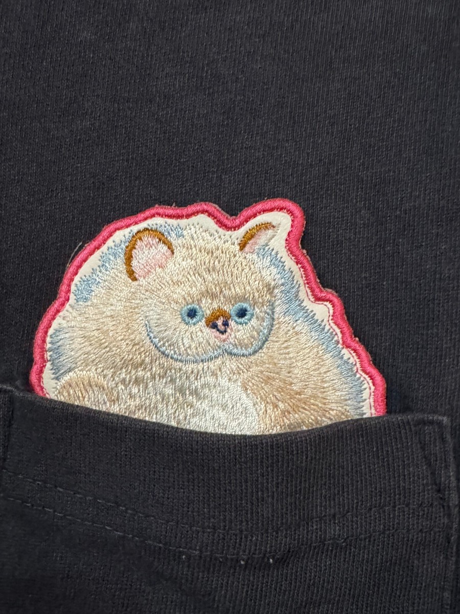 Kim Jones White Cat Blue Short Sleeve T shirt SZ S from