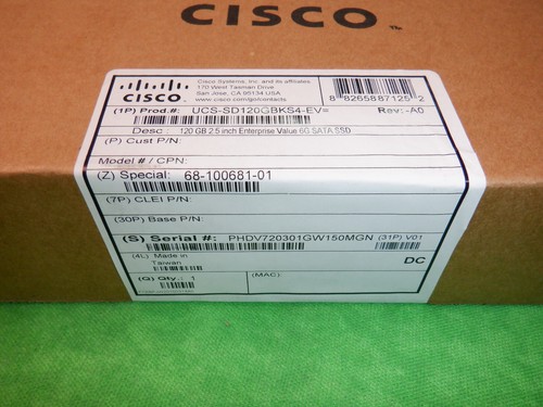 Intel UCS-SD120GBKS4-EV Cisco Enterprise 120 GB SATA 2.5'' SSD @ Q - Picture 2 of 3