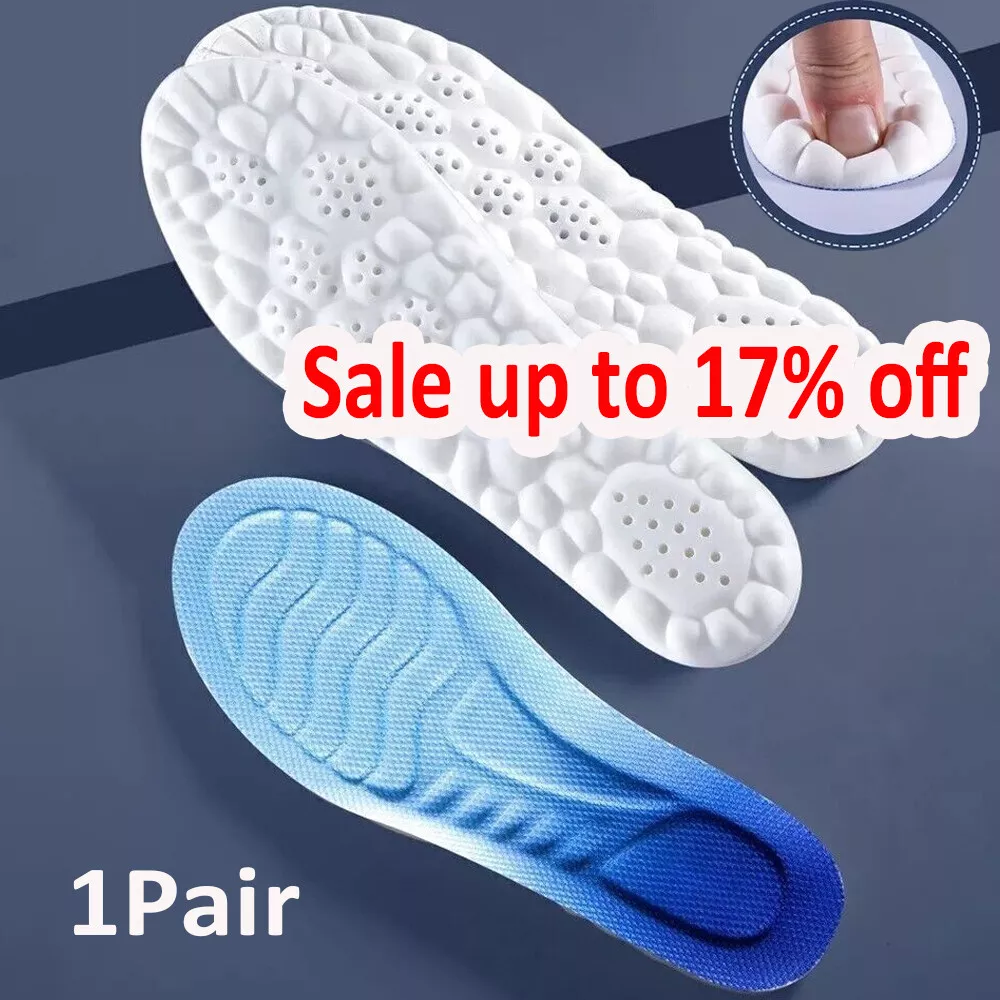 4D CLOUD TECHNOLOGY Insoles Hiking Trainer Inner Soles Inserts Breathable Work