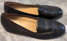 Vionic Willa II Loafers Black Leather Size 6.5 M / 36.5