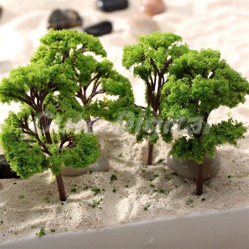 10pcs Banyan Trees Model Train Garden Park Wargame Scenery Layout Diorama 12cm - Picture 4 of 8