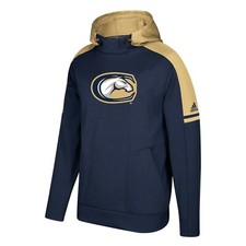 UC Davis Aggies NCAA Adidas Men's Navy Blue Game Built Sideline Player Hoodie