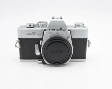 Minolta SRT 101 Silver 35mm SLR Film Camera Body with Body Cap READ (#14652)