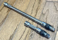 🇺🇸 Matco Tools LOCKING 5" 12" Long Ratchet Extension Bar Set 3/8" Lot Knurled