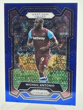 Michail Antonio 2023-24 Panini Prizm EPL Breakaway Blue 45/99 West Ham United