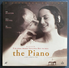 The Piano Laserdisc Widescreen Holly Hunter Harvey Keitel Sam Neill Anna Paquin