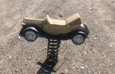 J.E. Burke Co. model T car vintage playground equipment