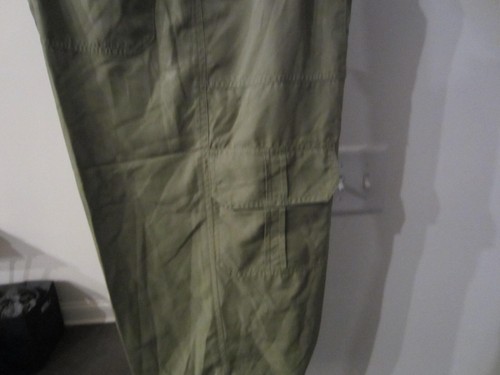 Women Trepass Caprics Green Size Large Cargo Pull String Legs Elastic Waist - Picture 7 of 9