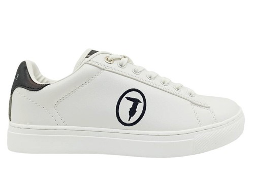 Scarpe da donna Trussardi 79A00639 sneakers casual basse sportive pelle  bianche | eBay