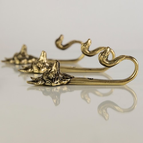 Wall hook in the shape of a fairy fox with a tail for clothes, hats, keys - Picture 9 of 12