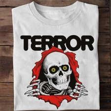 NEW Terror - Skull Gift Fans Concert Tour White All Size Shirt