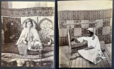 Antonio Cavilla Antique Photo Album  Tangiers 1890s Morocco  about 90 Images