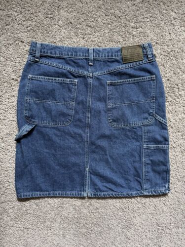 Vintage Polo Jeans Ralph Lauren Carpenter Skirt Size 12(31) - Picture 3 of 6