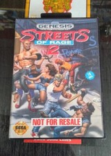 Streets of Rage 2 (Sega Genesis, 1992) NOT FOR RESALE CIB