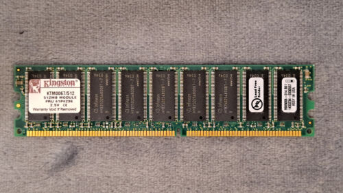 512MB DDR1 DDR PC2100E DDR1-266MHZ 266 PC 2100E 184PIN ECC UNBUFFERED NON-REG