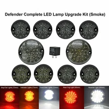 10Pcs 73mm/95mm Retrofit LED Lights Upgrade Kit For Land Rover Defender 90/110