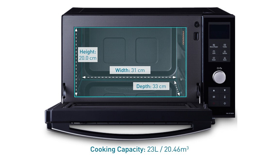New Panasonic NNDF386BBPQ Flatbed Combination Microwave Oven Grill 23L 5025232847532 eBay
