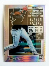 2019 PANINI CONTENDERS OPTIC HYPER PRIZM ELOY JIMENEZ RC! 74/299! 1/1? JERSEY #!