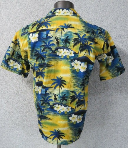 Mens Hilo Hattie Short Sleeve Button Front Size S Hula Hawaiian Shirt Cotton - Picture 2 of 7