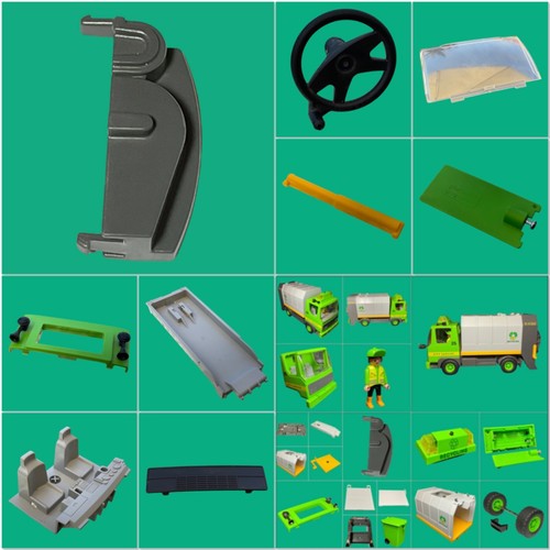 Playmobil 3121 Müllauto Recycling LKW Ersatzteile  zum Auswählen #P42