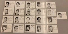 1982-83 MEDICINE HAT TIGERS WHL COMPLETE SET OF WESTERN HOCKEY LEAGUE CARDS 1-21