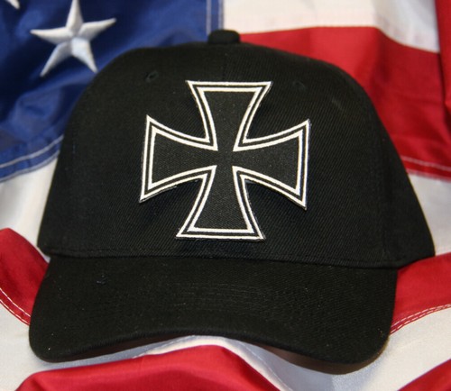 MALTESE IRON CROSS VALOR AWARD HAT PATCH PIN UP GERMAN GIFT - Picture 2 of 12
