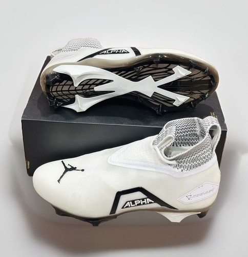 Jordan Alpha Menace ELT 3 Football Cleats Ghost Lace Size 12.5W Wide DH3365 100 - 第 8/12 張圖片
