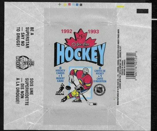 1992-93 OPC O PEE CHEE HOCKEY CARD 265-396 & ANNIVERSARY SERIES WRAPPER SEE LIST - Picture 162 of 164