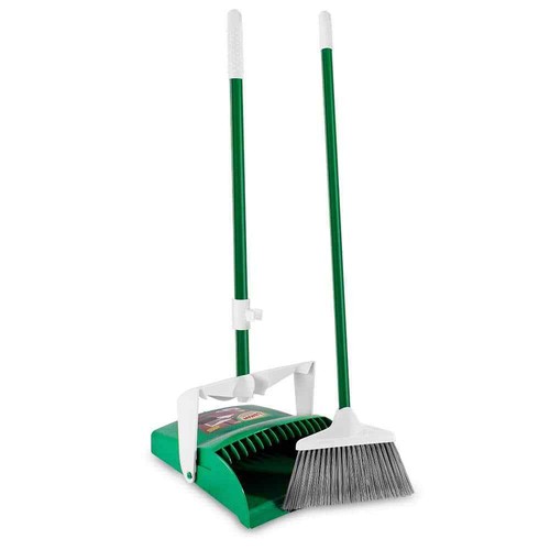 Lobby Broom and Dustpan Cleaning Set Commercial Floor Sweep - Picture 2 of 12