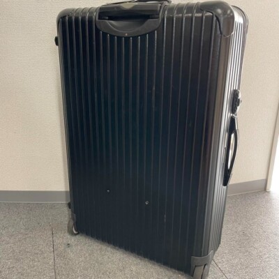 【極美品】RIMOWA SALSA 2輪104ℓ クラスTSAロック付 ブラック RIMOWA【美品】リモワ サルサ 2輪 104L ブラック TSAロック付
